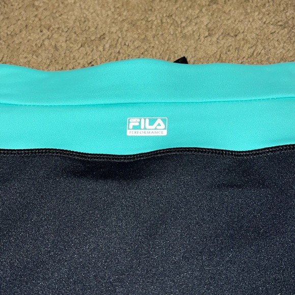 Fila Sport Skort Skirt Womens Medium Sea Foam Green and Black - Picture 4 of 5